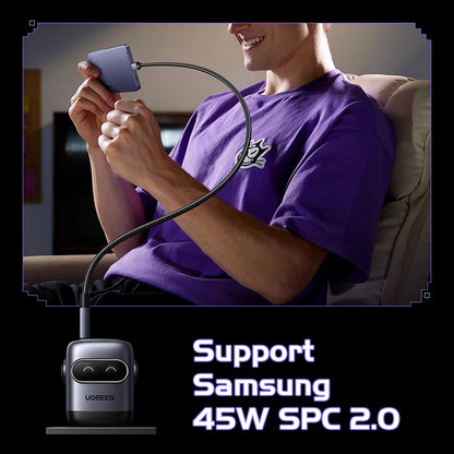 UGREEN Robot GaN Charger 65W PD QC4.0 PPS for iPhone MacBook