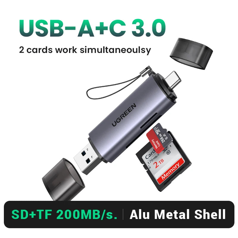 UGREEN FlashBridge USB-C Card Adapter