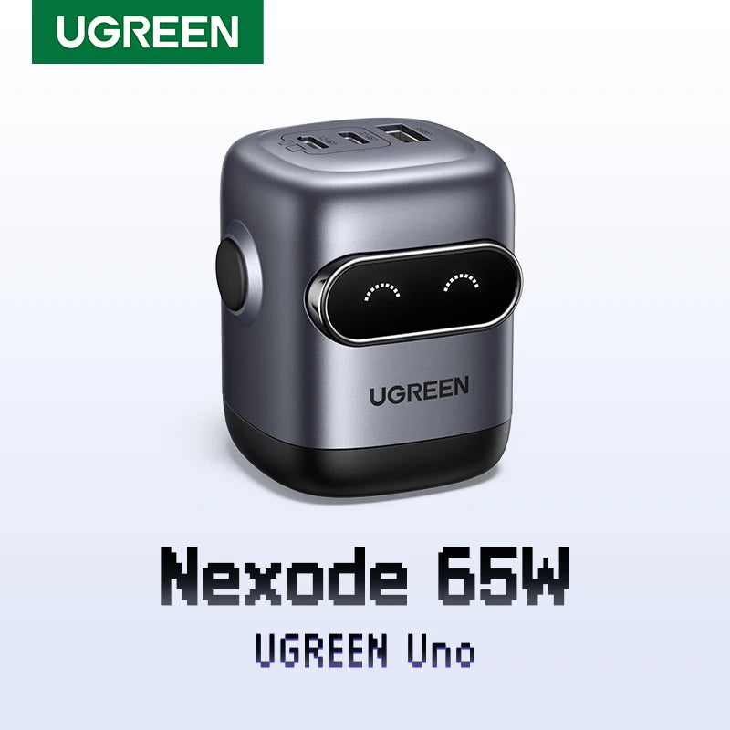 UGREEN Robot GaN Charger 65W PD QC4.0 PPS for iPhone MacBook
